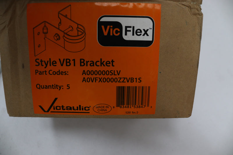 (5-Pk) Victaulic Vicflex Strap Bracket for Flexible Dry Hose Steel VB1