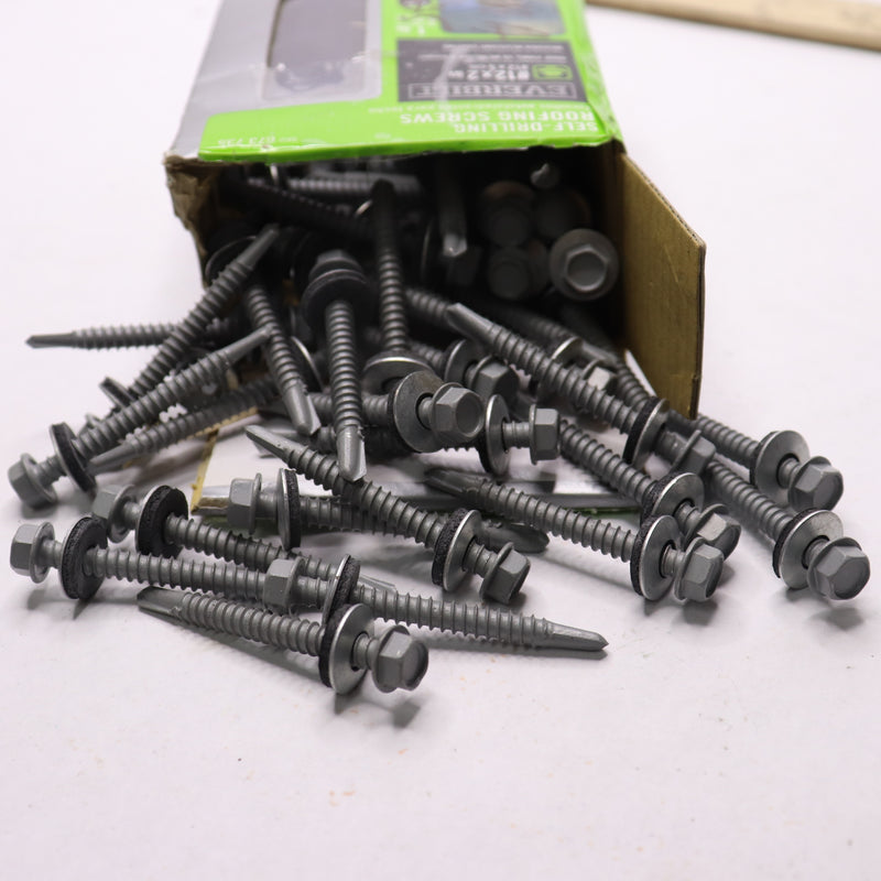 (Approx. 53) Everbilt Flange Hex Head Drive Self-Drilling Screws