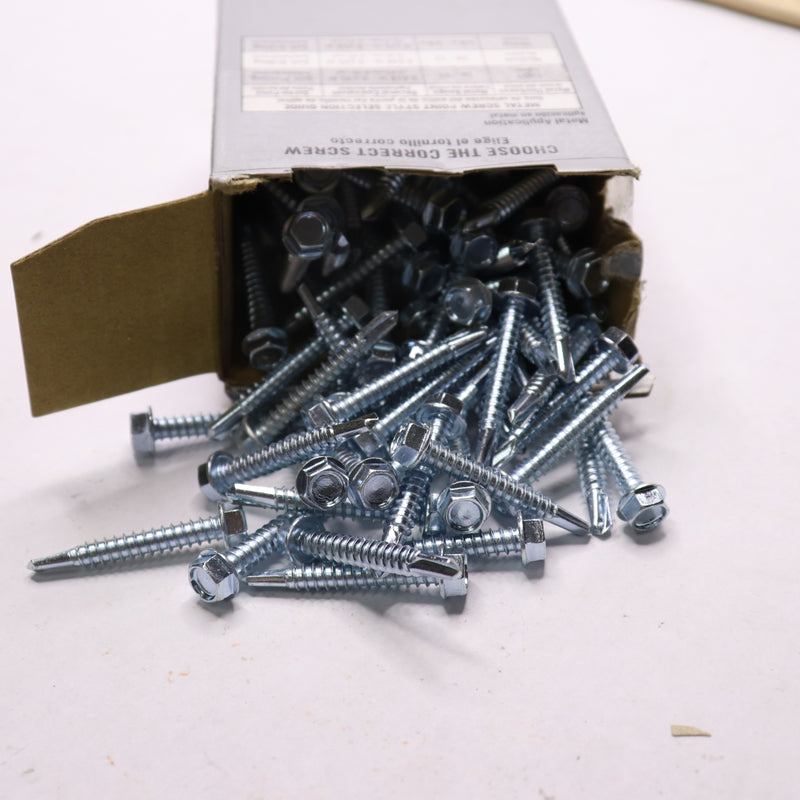 (Approx. 80) External Hex Flange Hex-Head Self-Drilling Screws