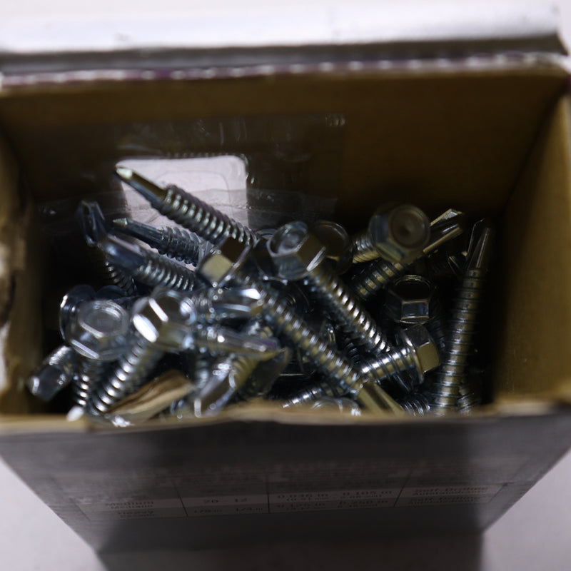 (Approx. 80) External Hex Flange Hex-Head Self-Drilling Screws