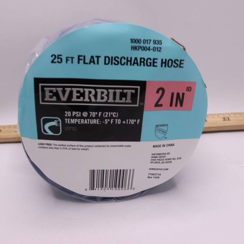 Everbilt Discharge Hose Polyethylene 2" x 25ft 1000 017 935