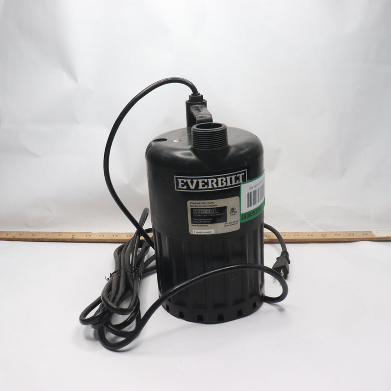 Everbilt Waterfall Submersible Utility Pump 1/2HP 1002166126 - Used