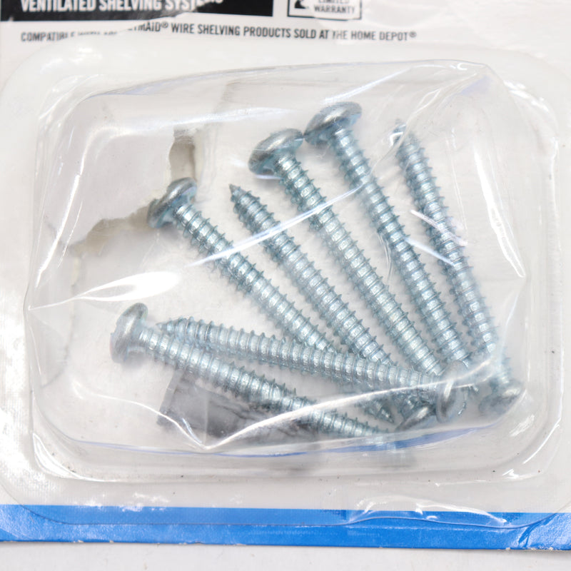 Everbilt Vertical Rail and Hang Track Screws 1005 887 422 - 7 Screws / 1 Anchor