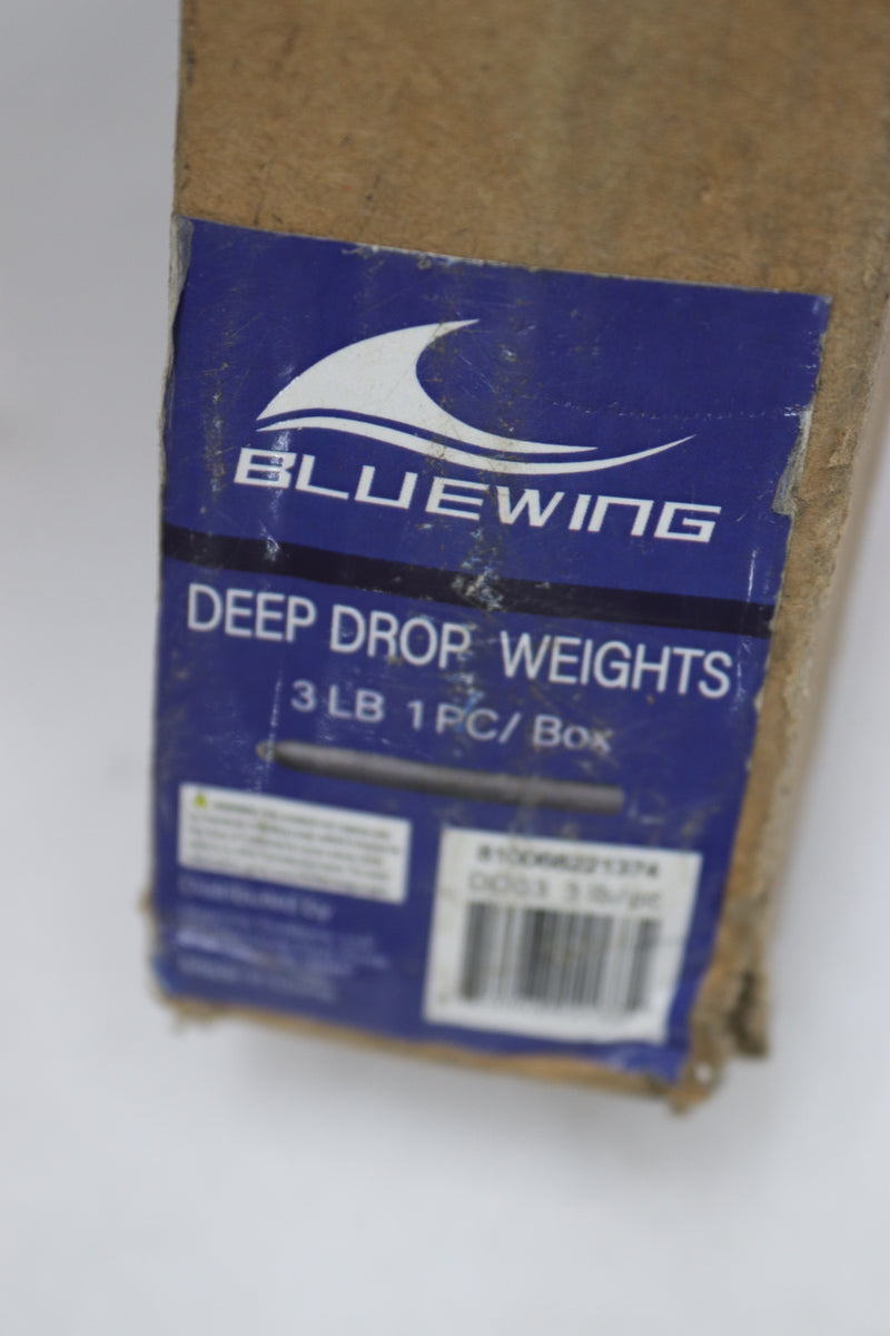 Blue Wing Deep Drop Weights Lead Fishing 3 lb. DD03