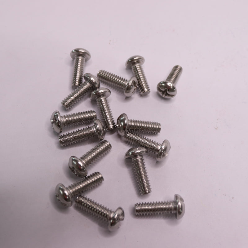 (15-Pk) Everbilt Phillips-Slotted Round-Head Machine Screws 1/2"-20 x 3/4"