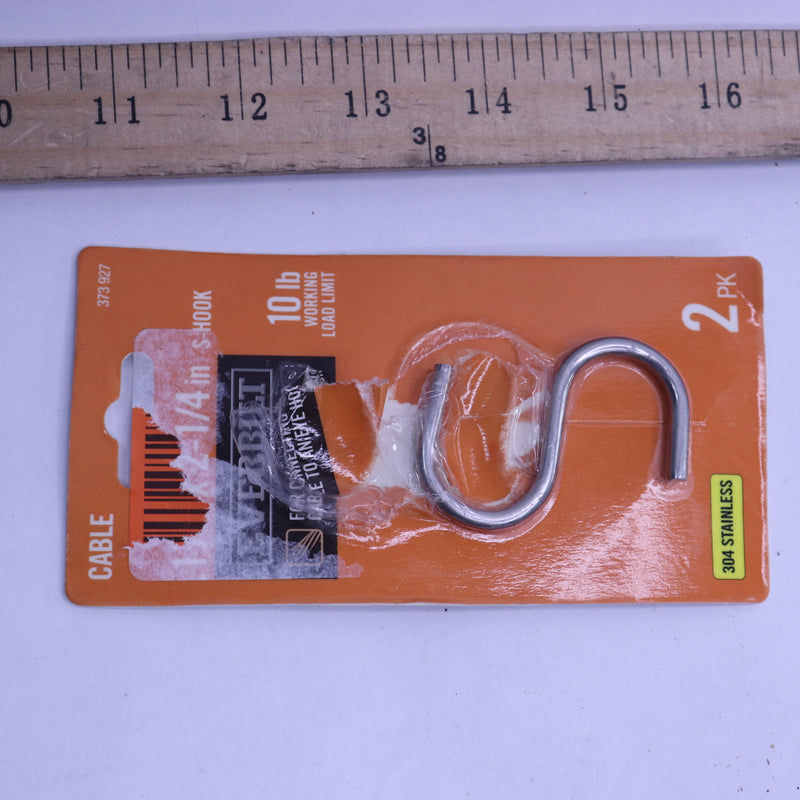 Everbilt Rope S-Hook Stainless Steel 0.170" x 2-1/4" 373927