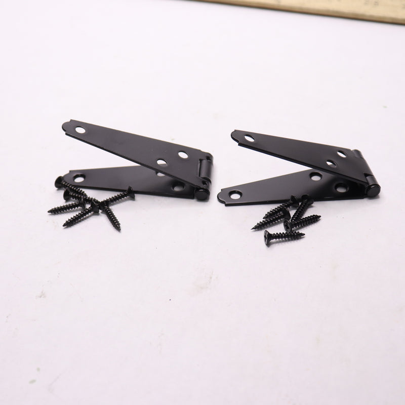 (2-Pk) Everbilt Strap Surface Mount Hinge 3" x 3" 1000 027 808-Missing 1 Screw