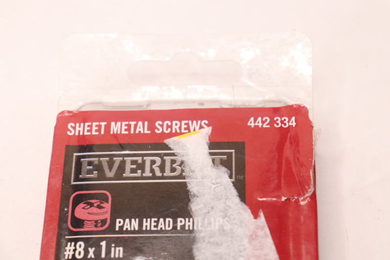 (25-Pk) Everbilt Phillips Pan-Head Drive Sheet Metal Screw Stainless