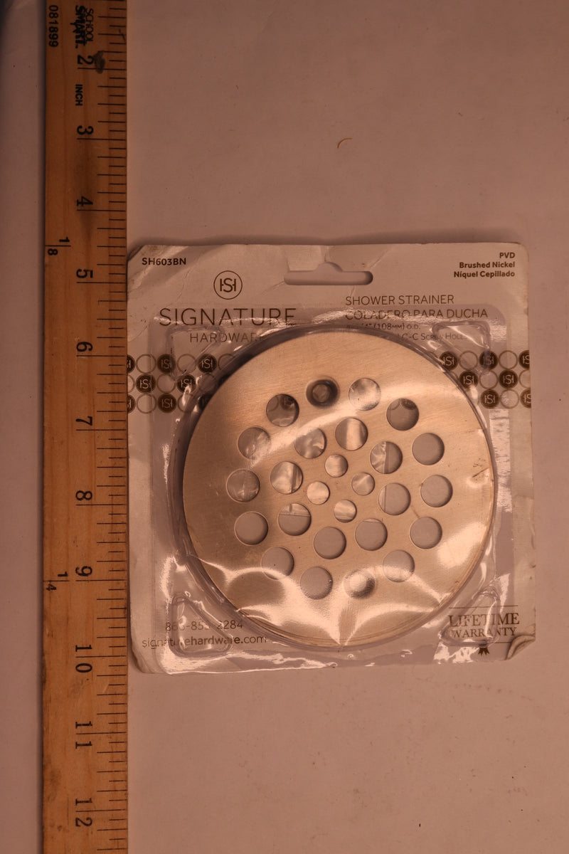 Signature Decorative Shower Strainer 4" SH603BN