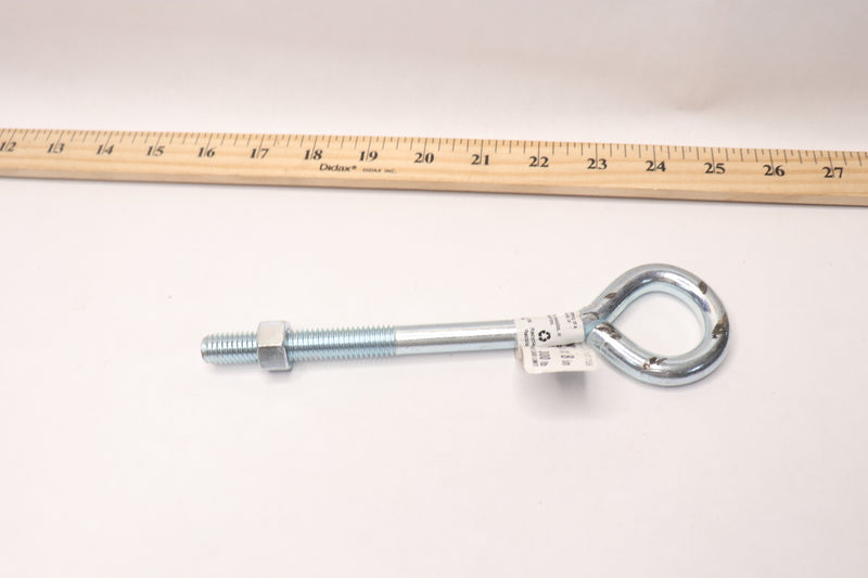 Everbilt Eye Bolt with Nut Zinc-Plated 1/2" x 8" 117 755 - Scuffed and Dirty