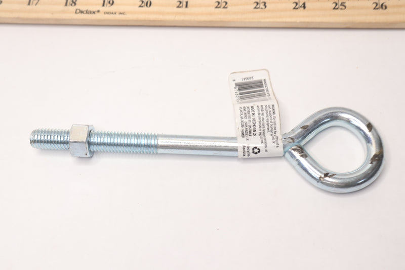 Everbilt Eye Bolt with Nut Zinc-Plated 1/2" x 8" 117 755 - Scuffed and Dirty