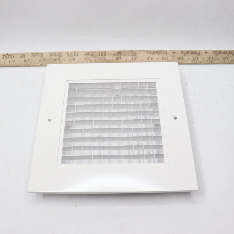 Hvac Vent Duct Cover Sidewall or Ceiling White 7-3/4" X 7-3/4"