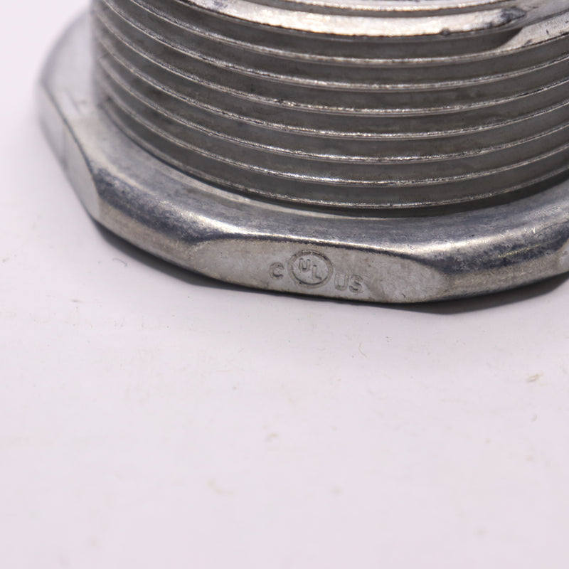 Culus Hex Head Conduit Chase Nipple Die Cast Zinc 2-1/2" x 1-7/16"