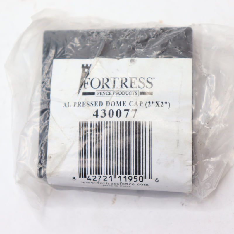 Fortress Athens Polymer Pressed Dome Fence Post Cap Black 430077