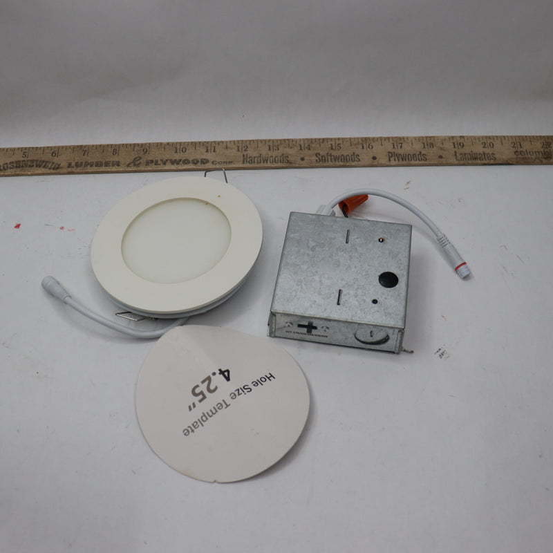 Commercial Electric Ultra Slim Color Changing Canless Led Recessed 4 91476