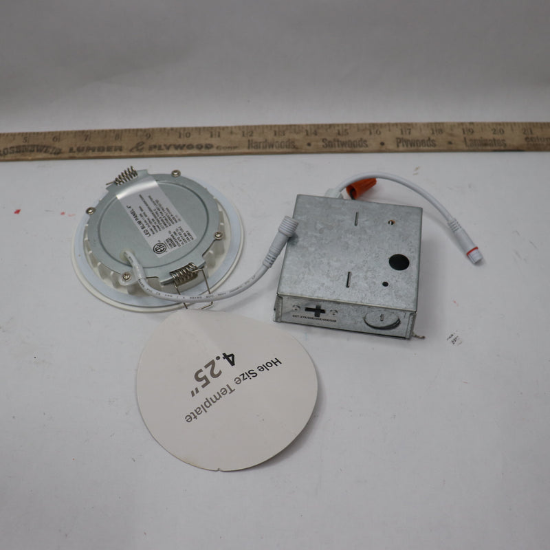 Commercial Electric Ultra Slim Color Changing Canless Led Recessed 4 91476