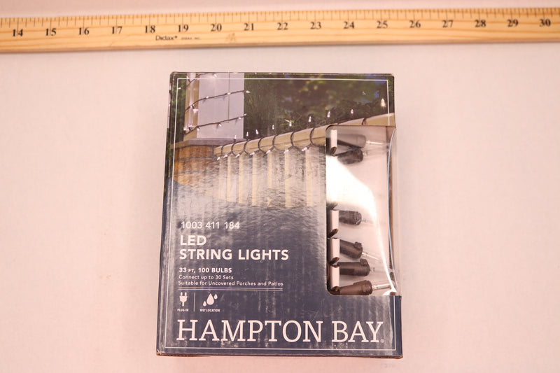 Hampton Bay LED Smooth Mini Garden String Light Cool White NXT-1007