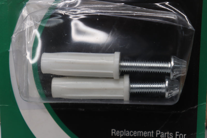 (2-Pk) Barton Kramer Pivot & Guide Bifold Bottom Steel White 3/8 1018