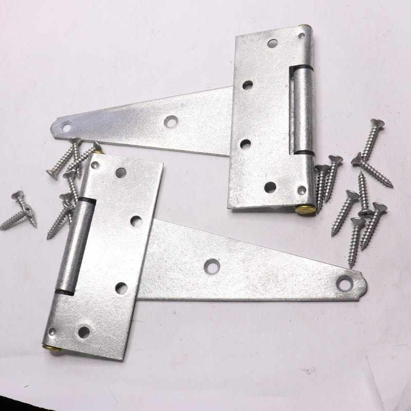 Everbilt Heavy-Duty Tee Hinge Kit Galvanized 8" 326 976