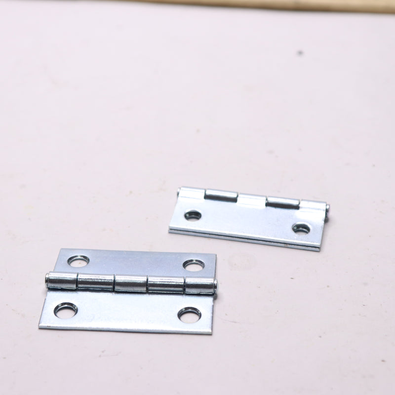 (2-Pk) Non-Removable Pin Narrow Utility Hinge 2"-Hinges Only No Hardware