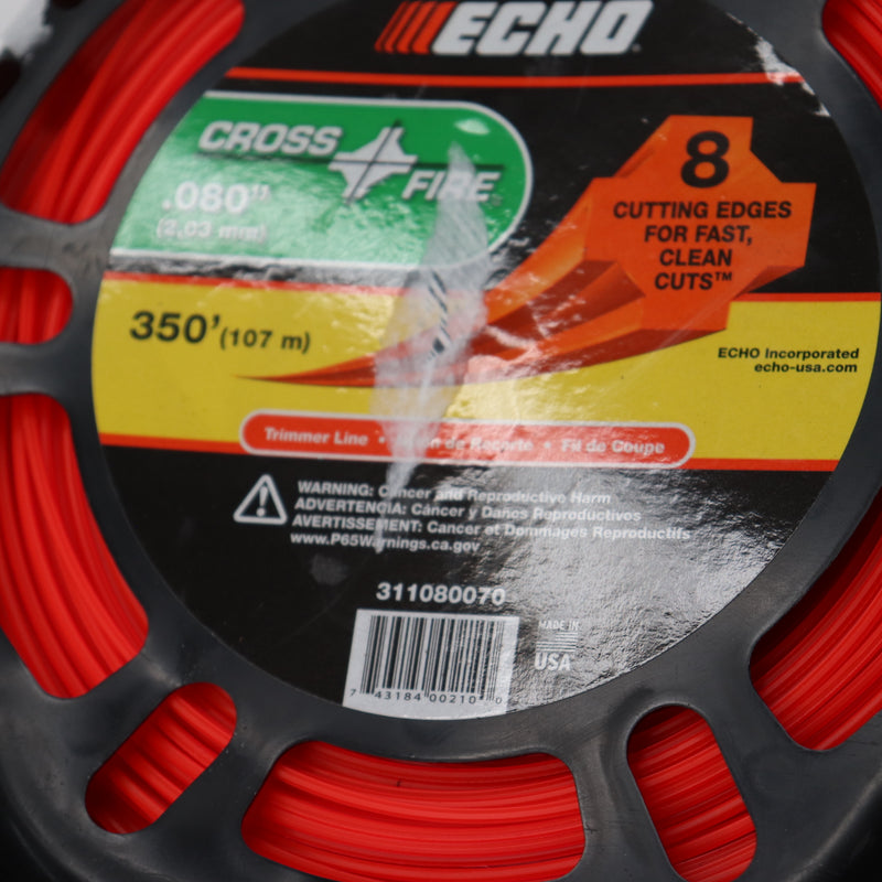 Echo Grass Trimmer Line Roll Nylon Cross-Fire .080" x 350FT 311080070