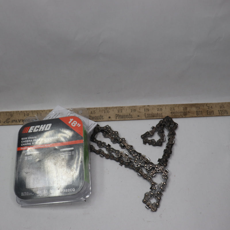 Echo Replacement Saw Chain 62 Links 18" L 91PX62CQ