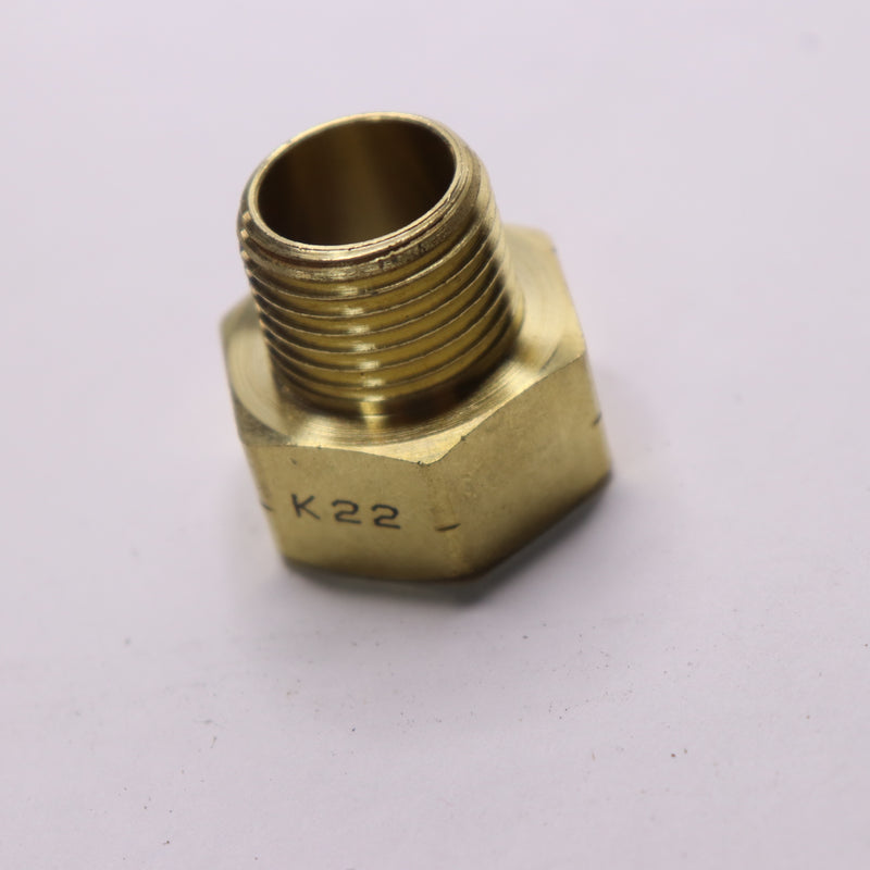 Everbilt Adapter Fitting Brass 3/4" FHT x 1/2" MIP LFA-677