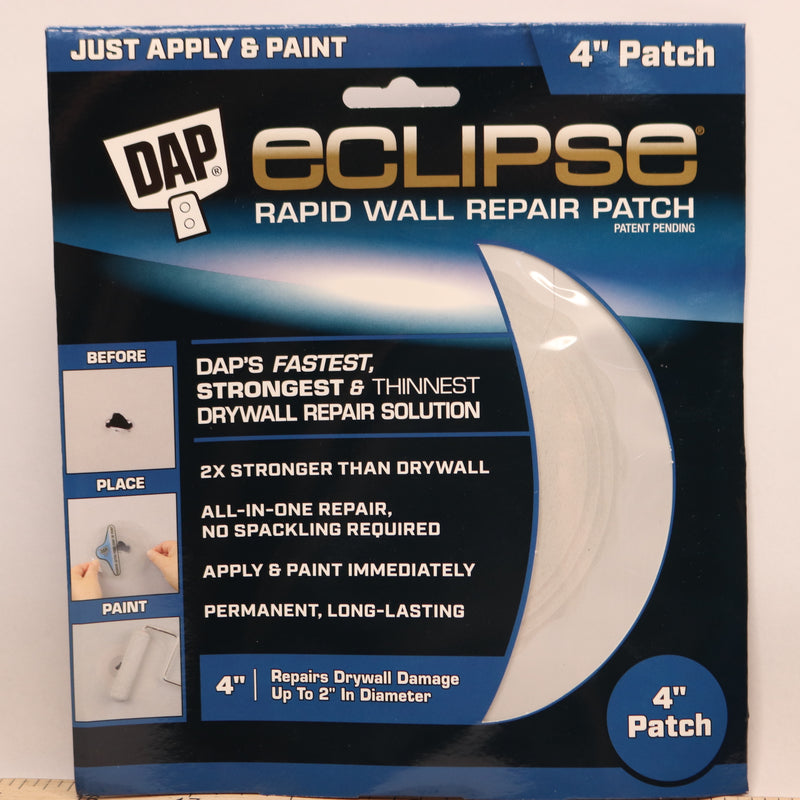 DAP Repair Eclipse Wall Patch Clear White 4" 50871