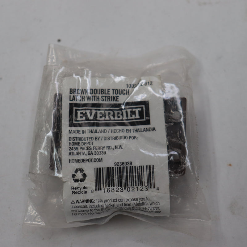 Everbilt Magnetic Double Touch Latch Brown 923603800