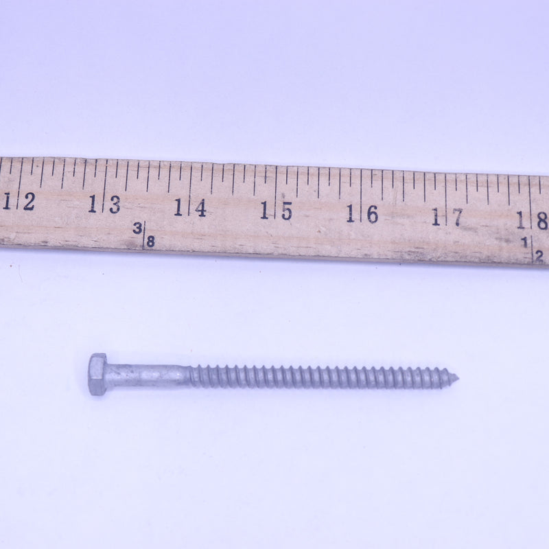 (23-Pk) Everbilt Hex Lag Screws Galvanized 1/4" x 4" 323 479