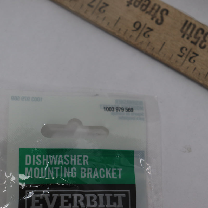 Everbilt Dishwasher Mounting Bracket Under Counter 1003979569