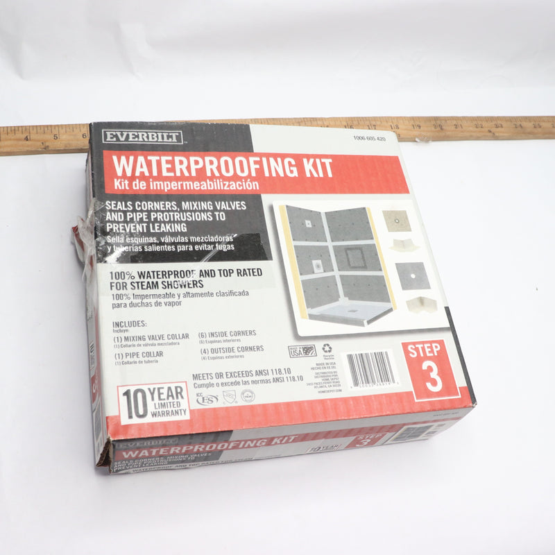 Everbilt Waterproofing Kit for Steam Showers 1006605420