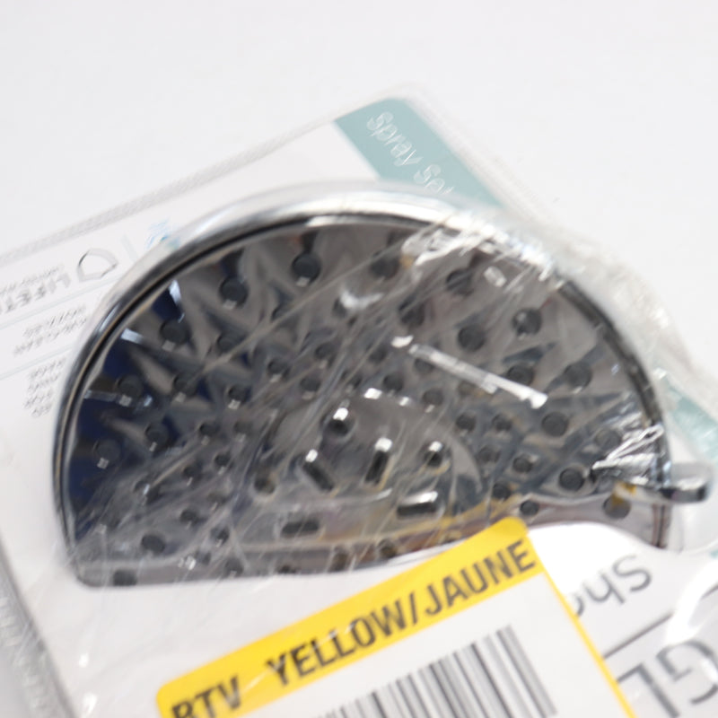 Glacier Bay 5-Spray patterns 5 in. Single Wall Mount Fixed Shower Head in Chrome