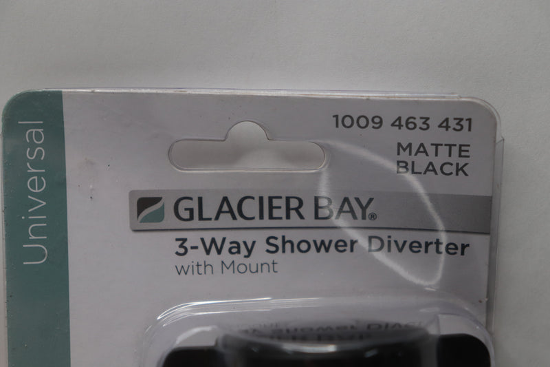 Glacier Bay 3-Way Diverter w/ Mount Matte Black 1009 463 431