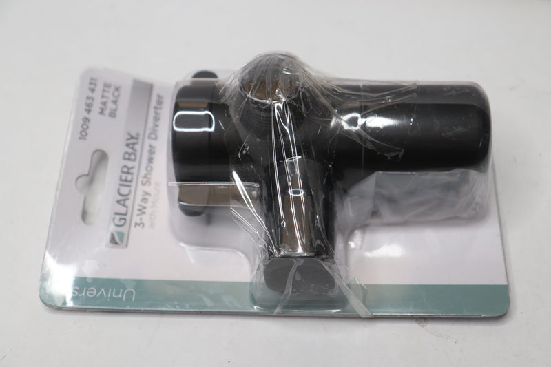 Glacier Bay 3-Way Diverter w/ Mount Matte Black 1009 463 431