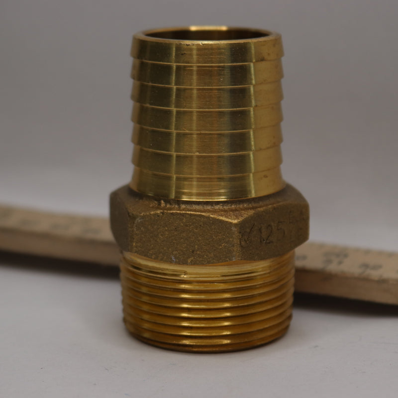 Everbilt Male Adapter Brass 1-1/4" MPT x 1-1/4" Insert 1001 480 245