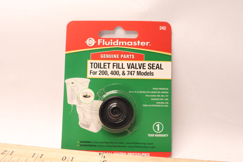 Fluidmaster Toilet Fill Valve Seal Replacement Part Black 242