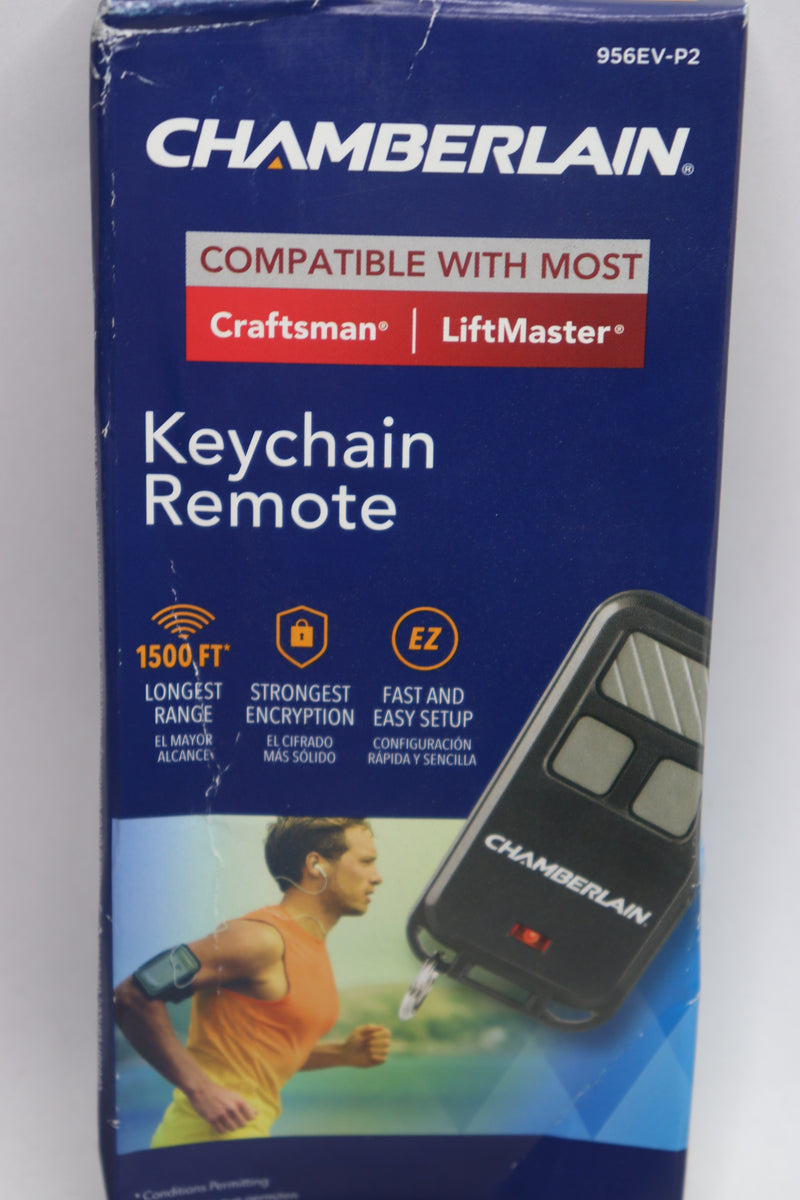 Chamberlain Garage Door Mini Keychain Remote Model 956EV-P2