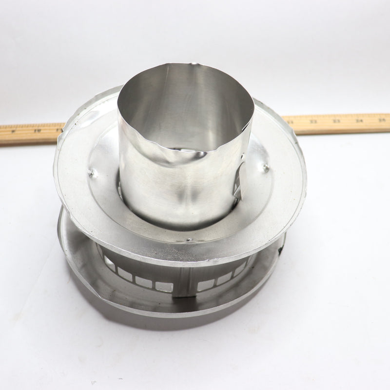 Selkirk Round Gas Vent Top Steel 4" 104800HD - Damaged - Cap Slightly Dented