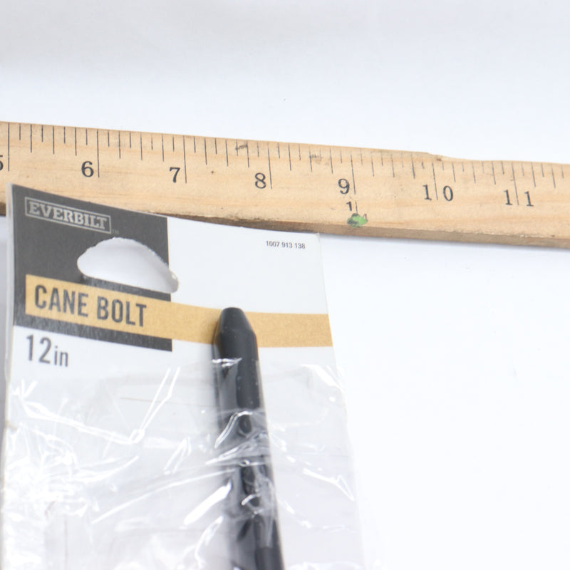 Everbilt Gate Cane Bolt Black 12" 10079131383