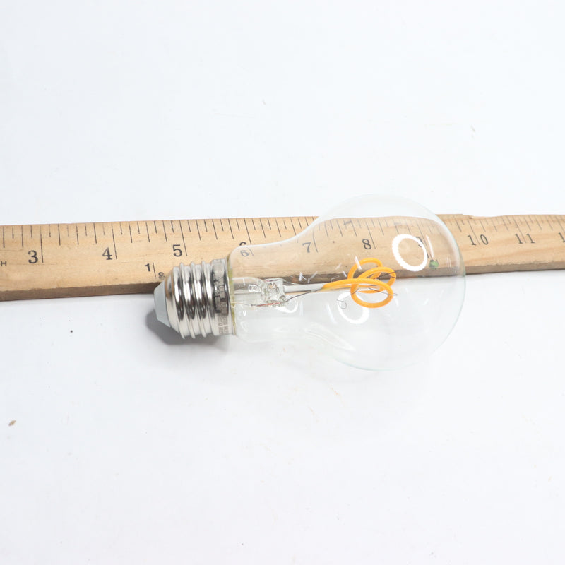 Feit A19 LED with Standard Medium Base Clear Glass 40-Watt AT19