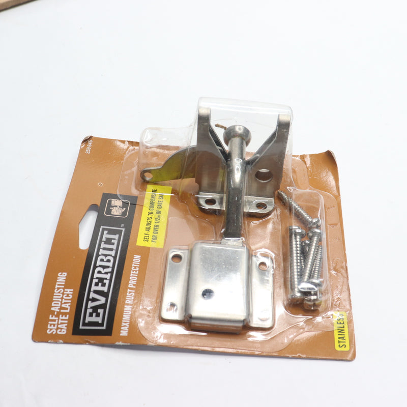 Everbilt Self-Adjusting Gate Latch Stainless Steel 259645