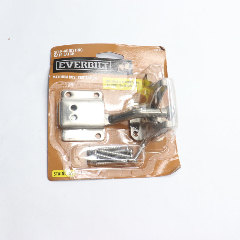 Everbilt Self-Adjusting Gate Latch Stainless Steel 259645