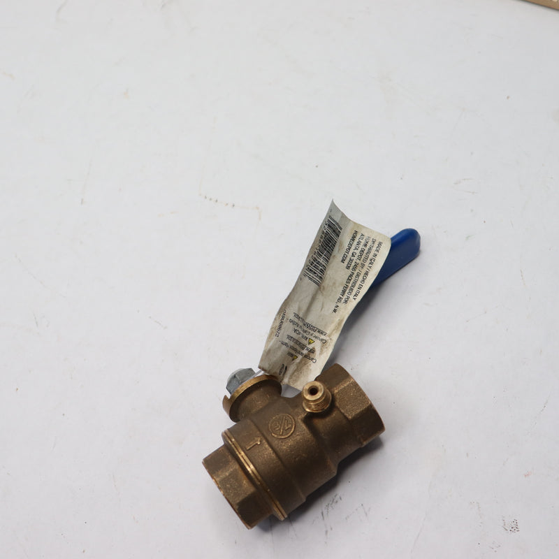 Everbilt Threaded Ball & Waste Valve Forged Brass 3/4" x 3/4" 107-754EB