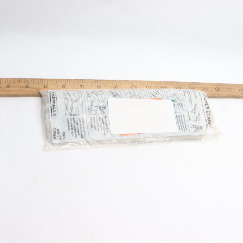 (3-Pk) Amerimax Gusher Guard Aluminum White 25074