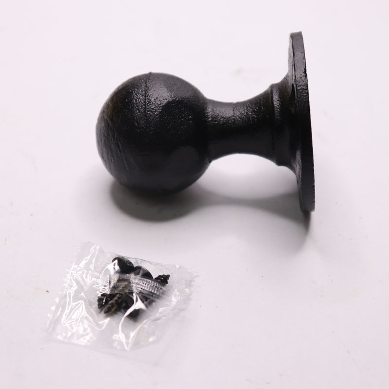 Everbilt Heavy-Duty Gate Knob Steel Black 1002 316 475