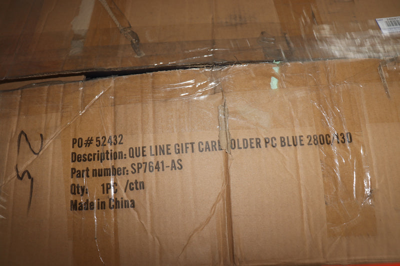 QueLine Gift Card Holder Blue 280C/130 SP7641-AS