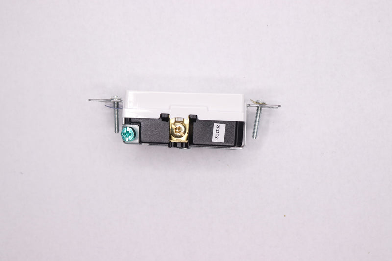 Leviton Combination Decora Tamper Resistant Receptacle White T6525-W