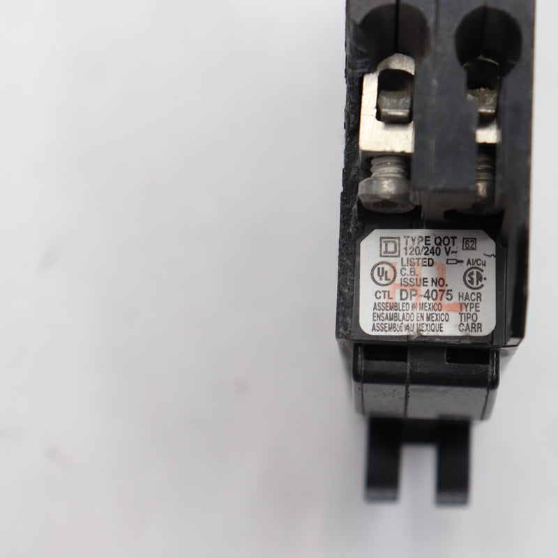 Square D 20-Amp Single-Pole Tandem Circuit Breaker DP-4075 - Sticker Residue