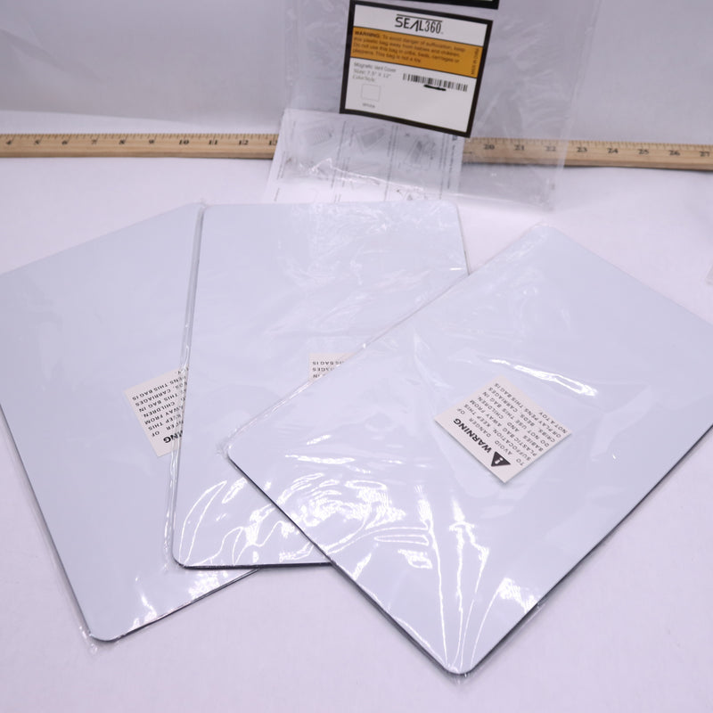 (3-Pk) Magnetic Vent Covers Brown 7.5" x 12" SEAL360